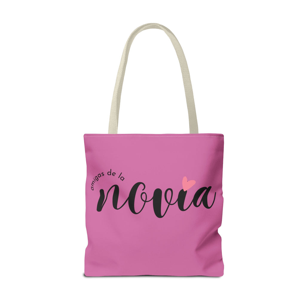 Pink Spanish Bachelorette Tote – “Soy la amiga cañera / Amigas de la novia” Canvas Bag