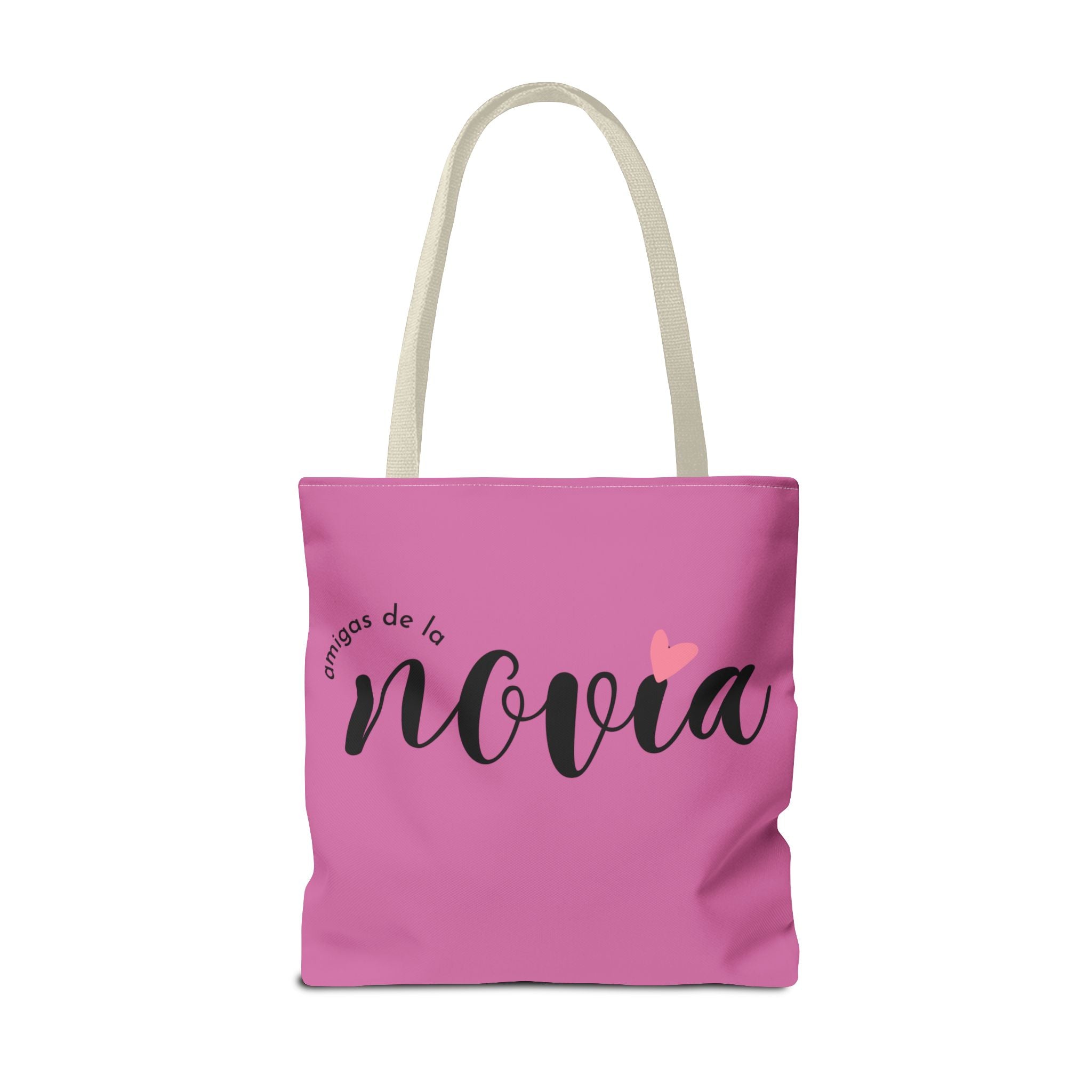 Pink Spanish Bachelorette Tote – “Soy la amiga cañera / Amigas de la novia” Canvas Bag