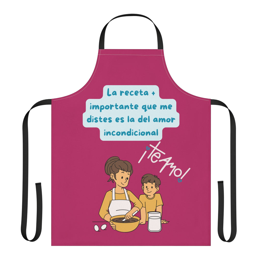 Apron — "La receta más importante" Spanish Love Cooking Apron