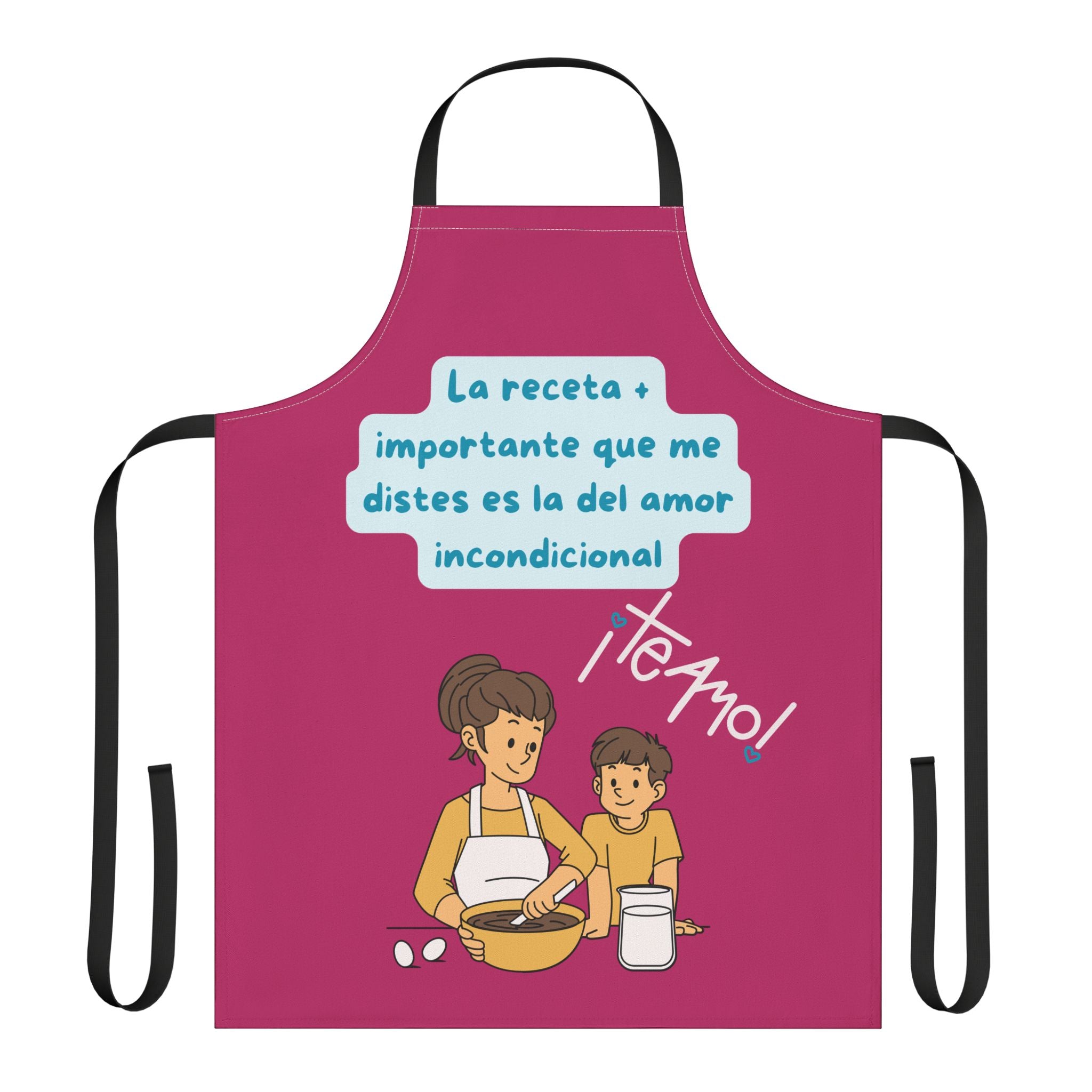Apron — "La receta más importante" Spanish Love Cooking Apron