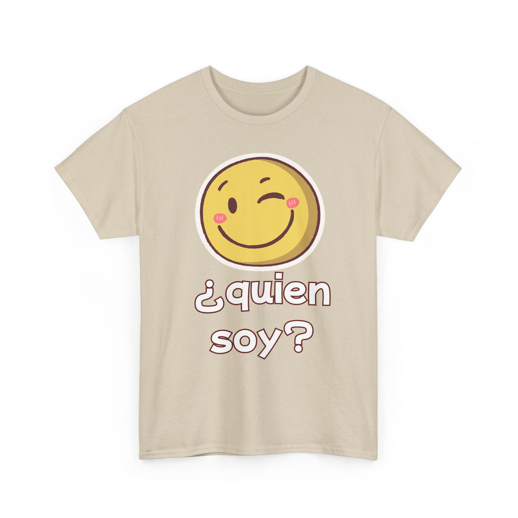T-Shirt — "¿Quién soy? / la hermana fiel" Smiley Spanish Graphic Tee