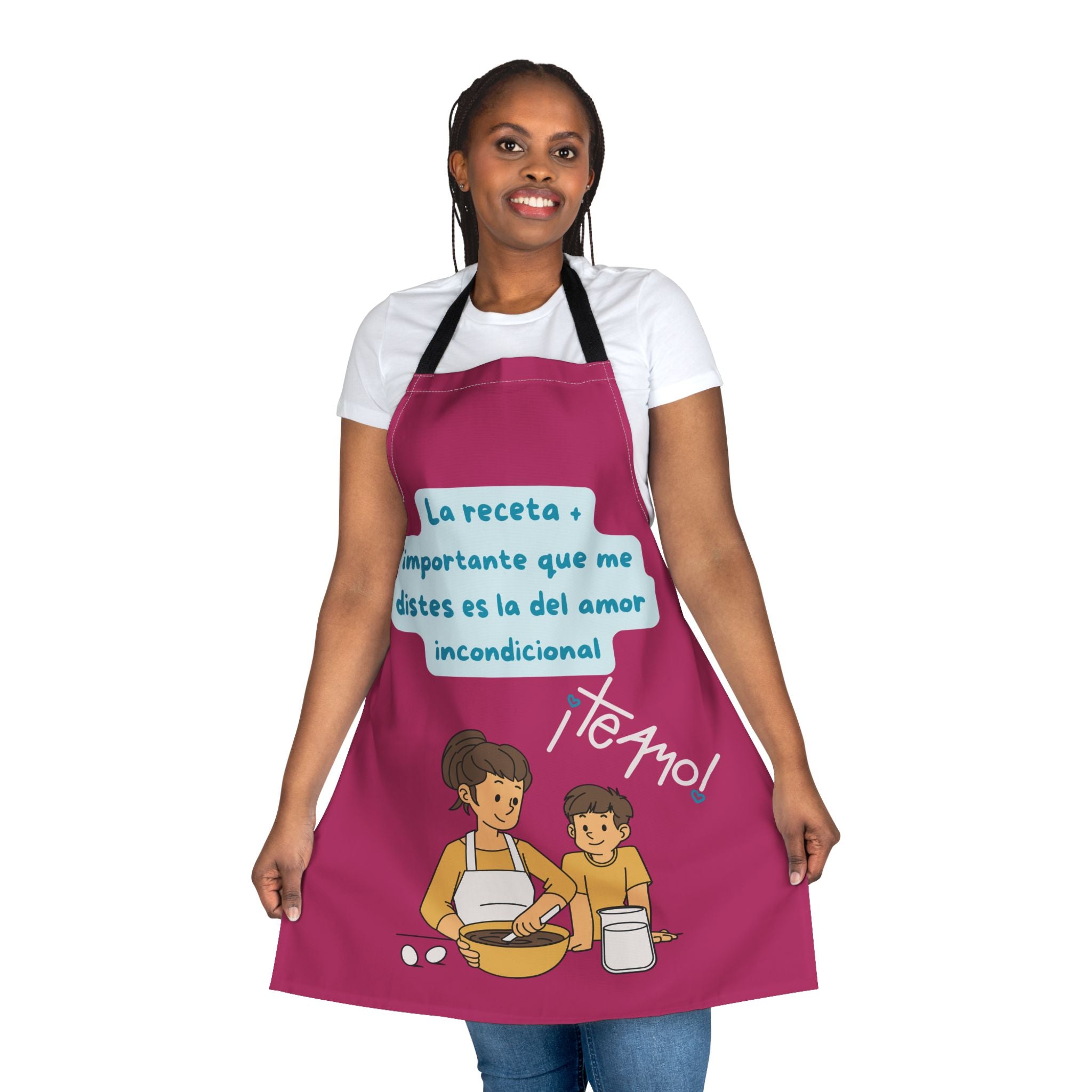 Apron — "La receta más importante" Spanish Love Cooking Apron