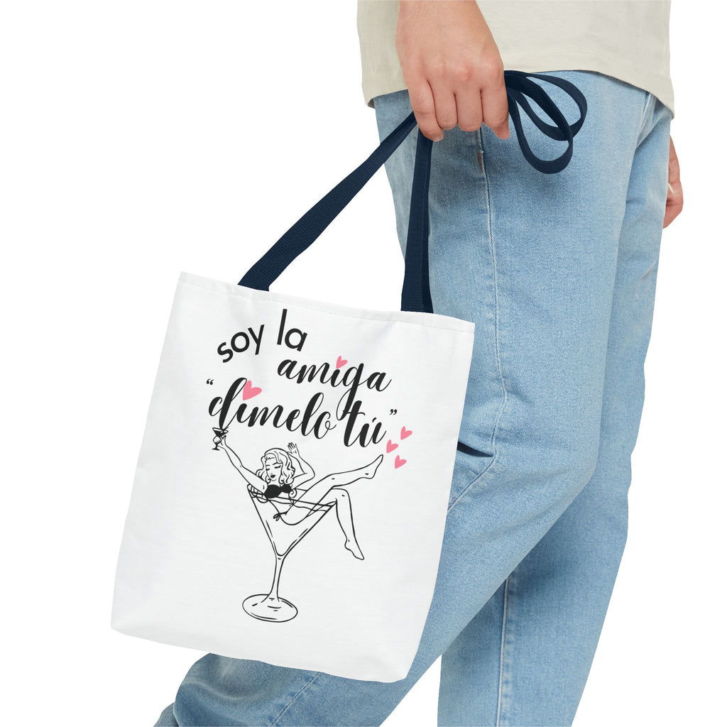 Bolso Tote "Soy la Amiga, Dímelo Tú" — Despedida de Soltera