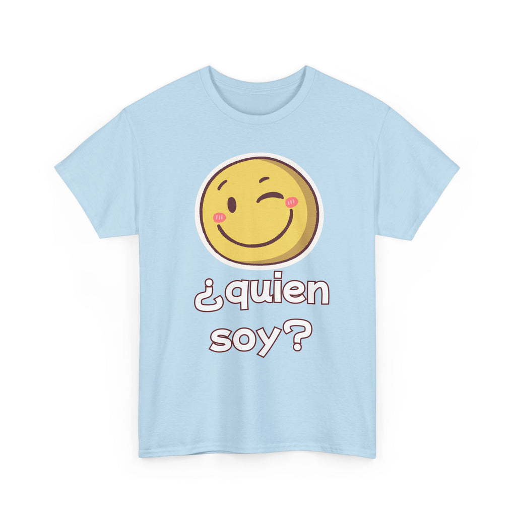 Graphic Tee — "¿Quién soy? / La madre feliz" Smiley & Retro Mom