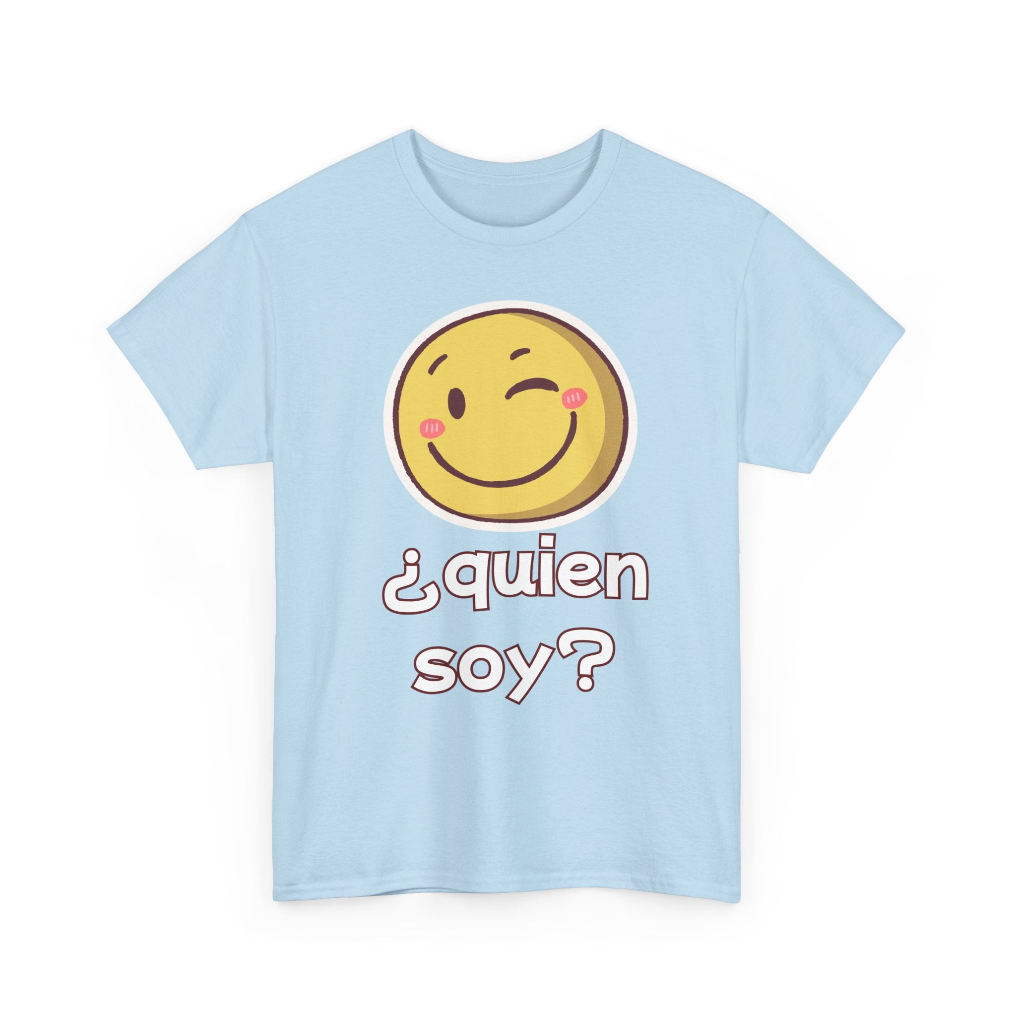 Graphic Tee — "¿Quién soy? / La madre feliz" Smiley & Retro Mom