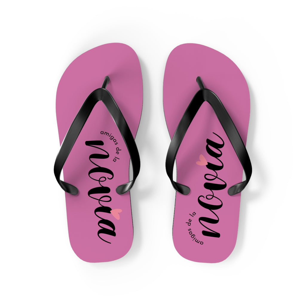 Chanclas Rosas Personalizadas ‘Megan’ — Sandalias de Playa con Nombre