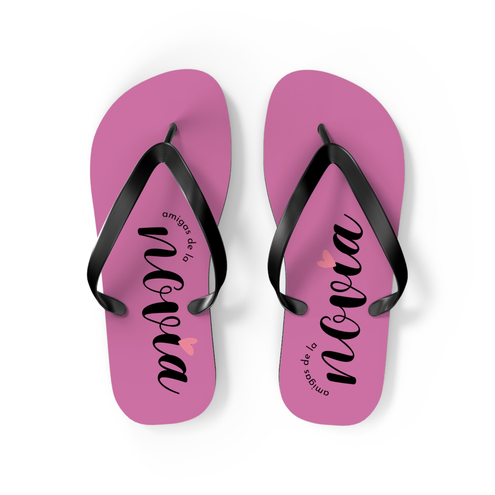 Chanclas Rosas Personalizadas ‘Megan’ — Sandalias de Playa con Nombre