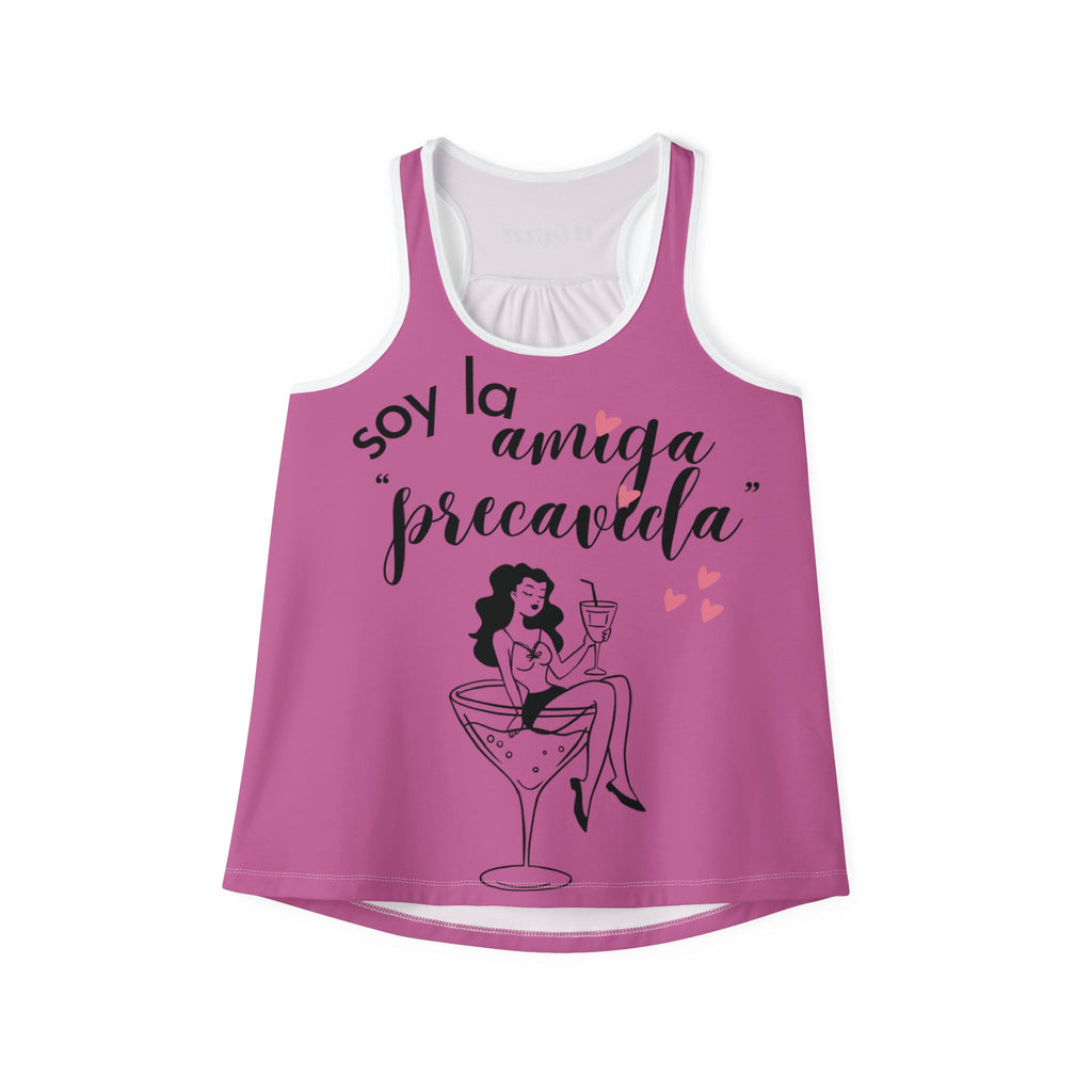 CAMISETA DE TIRANTES ( AMIGAS DE LA NOVIA)Tank Top — "Soy la amiga precavida" Bachelorette Party Pink Tank