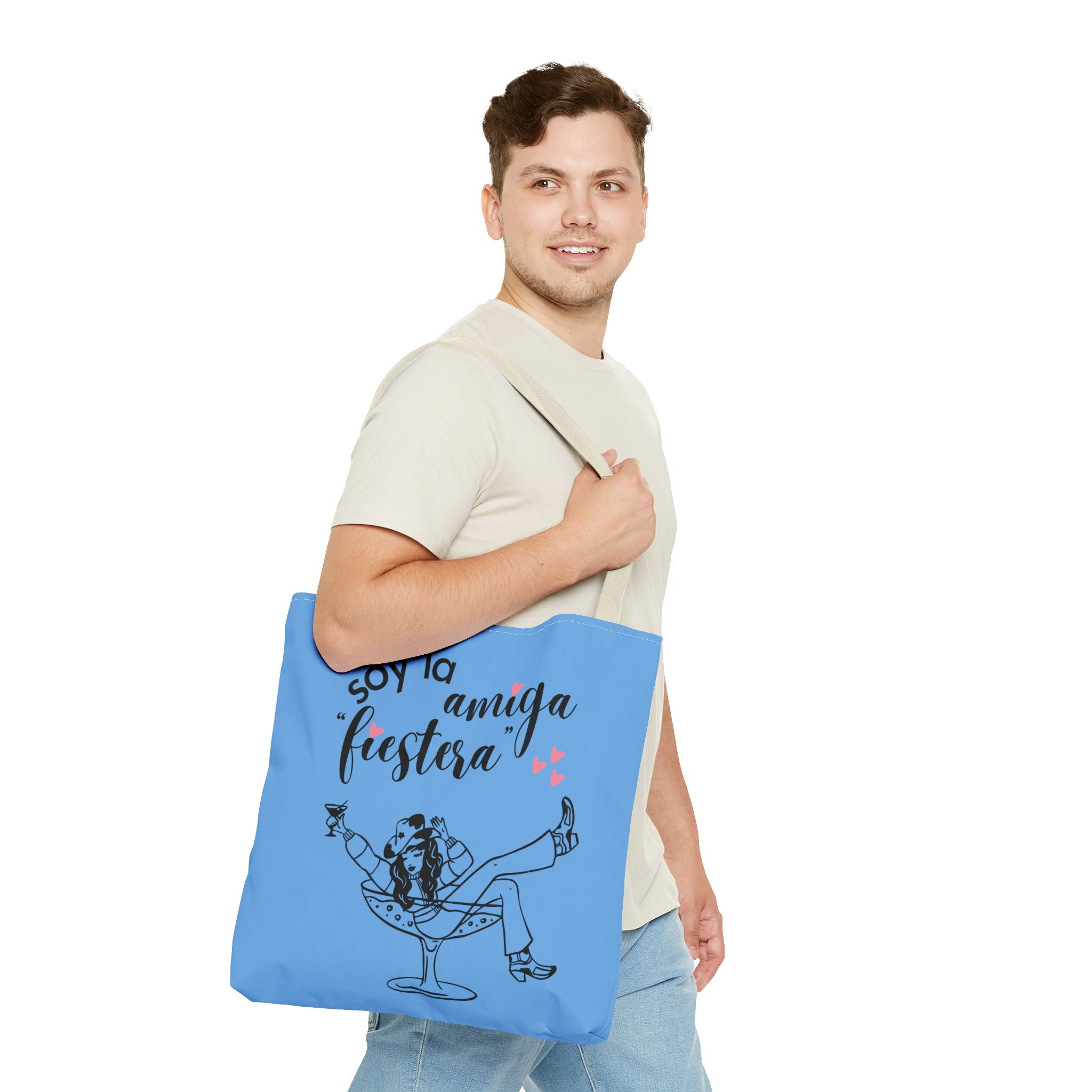 Tote Bag — “Soy la amiga fiestera” Bachelorette Party Tote / Regalos para la Novia