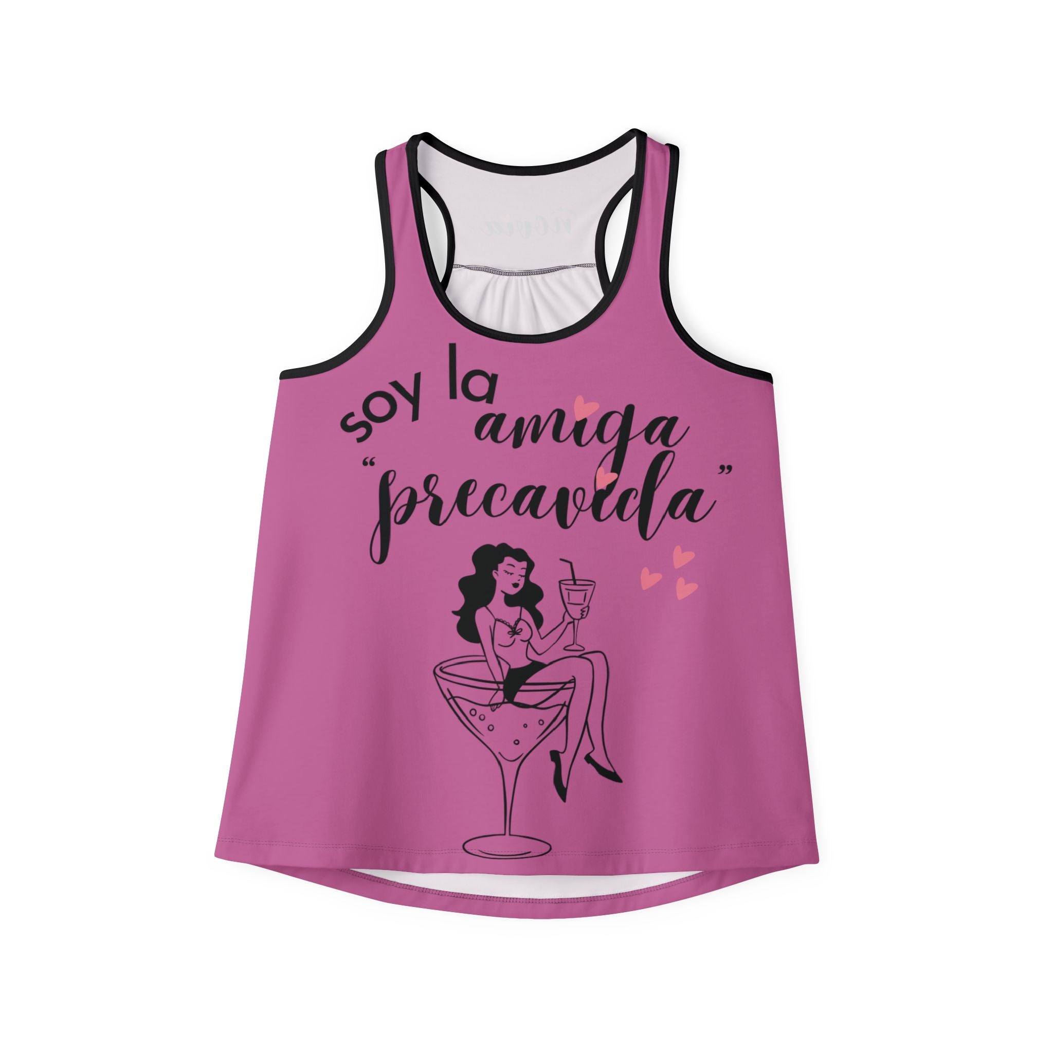 CAMISETA DE TIRANTES ( AMIGAS DE LA NOVIA)Tank Top — "Soy la amiga precavida" Bachelorette Party Pink Tank