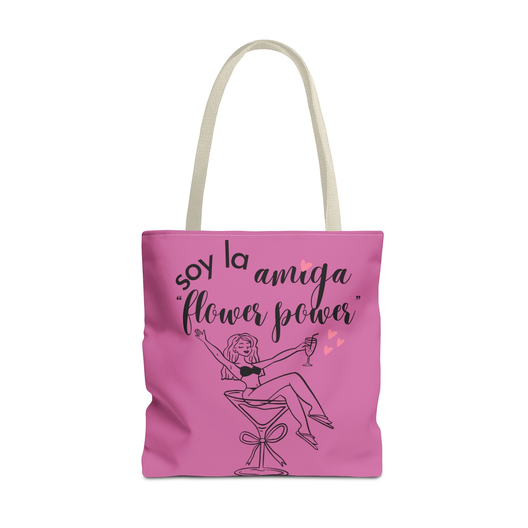 Tote Bag — 'Soy la amiga Flower Power' Bachelorette Bridal Party Tote