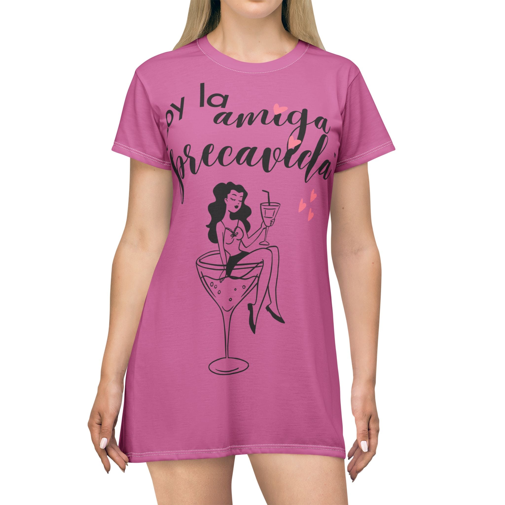 Vestido Camiseta — "Soy la Amiga Precavida" Despedida de Soltera