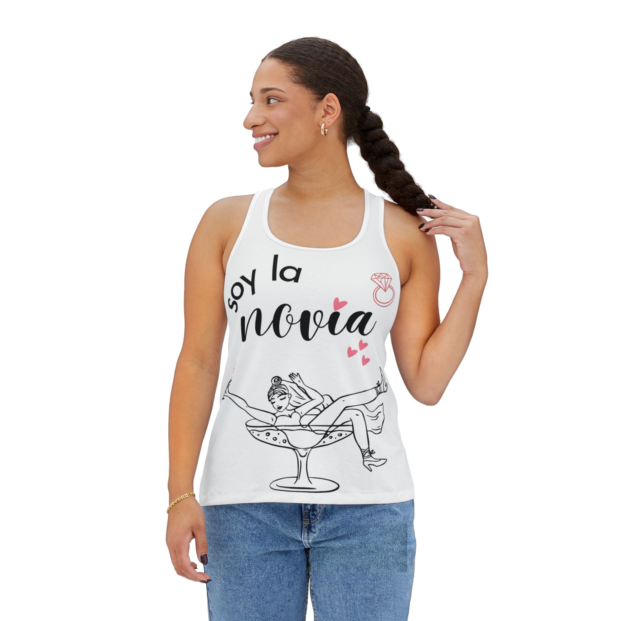 Camiseta de Tirantes — "Soy la Novia" Despedida de Soltera (Novia Team)