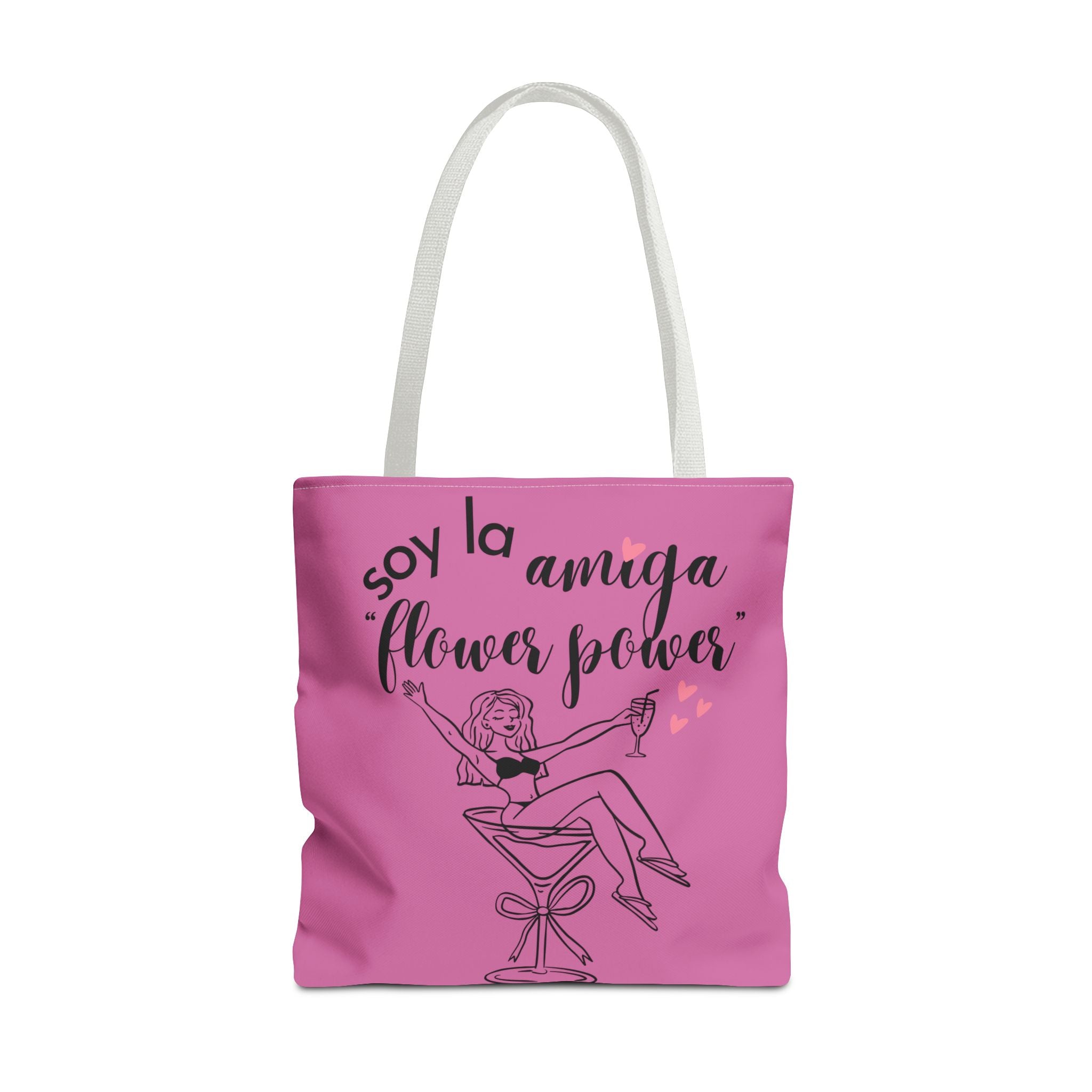 Tote Bag — 'Soy la amiga Flower Power' Bachelorette Bridal Party Tote