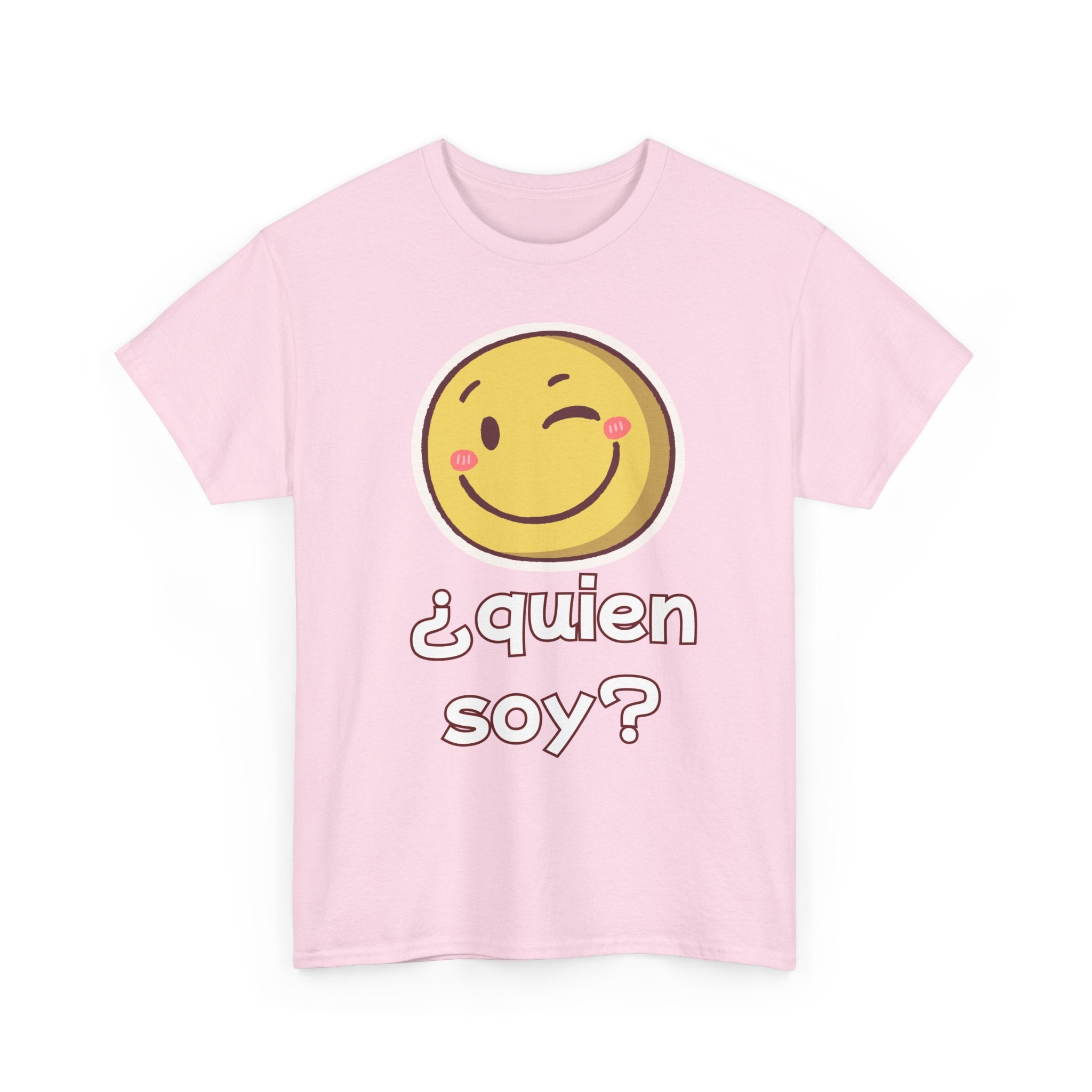 T-Shirt — "¿Quién soy? / la hermana fiel" Smiley Spanish Graphic Tee