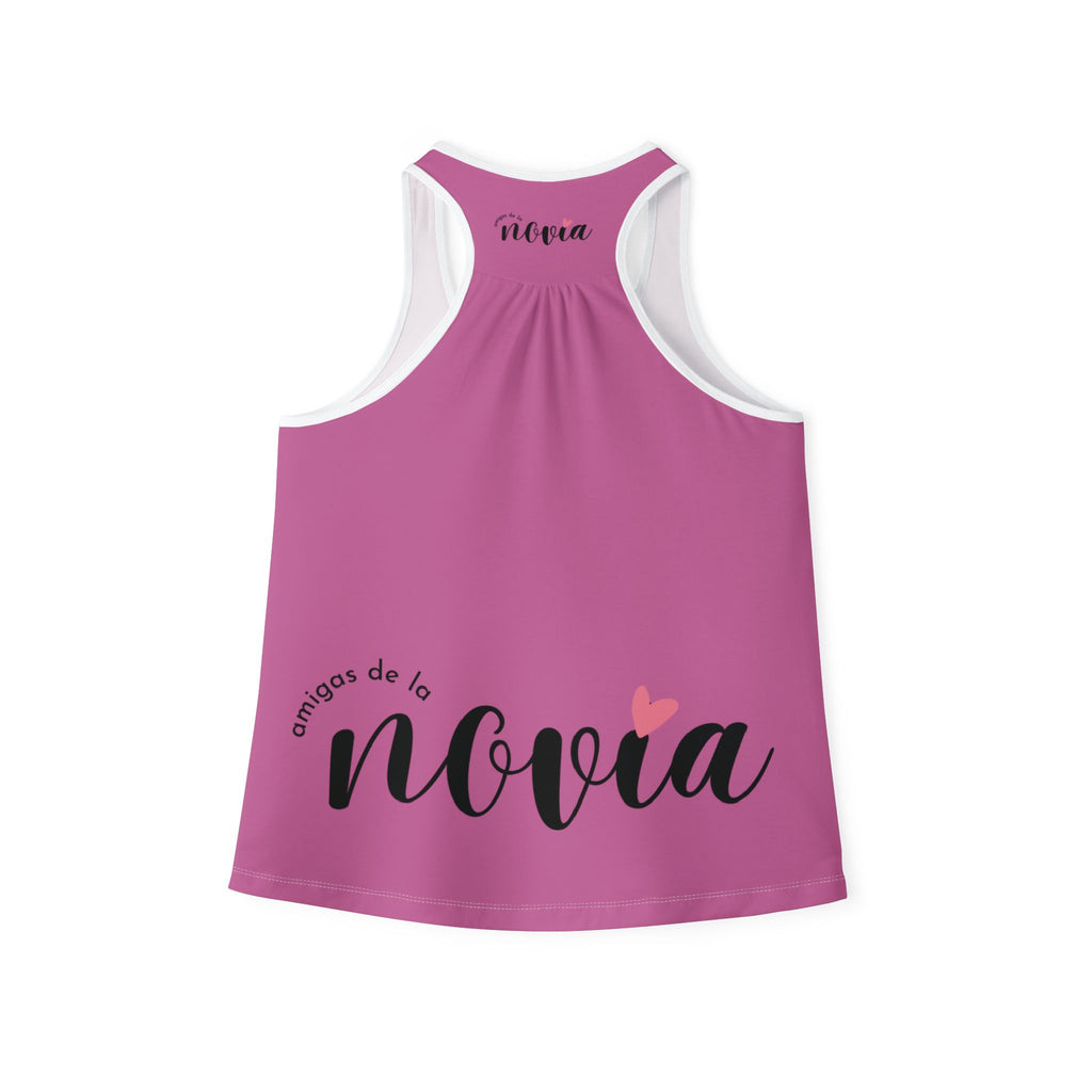 Camiseta de Tirantes — "Soy la Amiga, Dímelo Tú" Despedida de Soltera (Rosa)