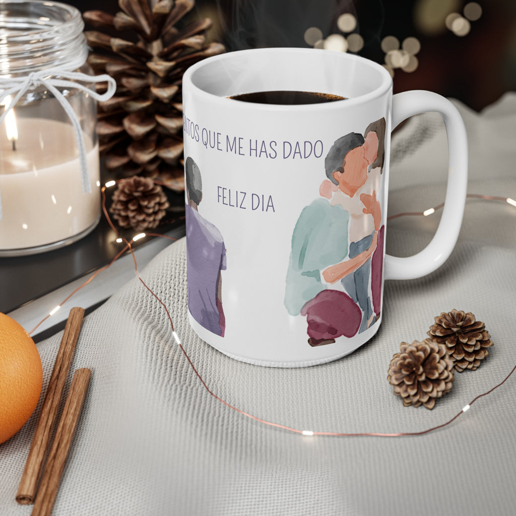 Taza Día del Padre "Por Todos los Momentos que Me Has Dado" (11oz/15oz)