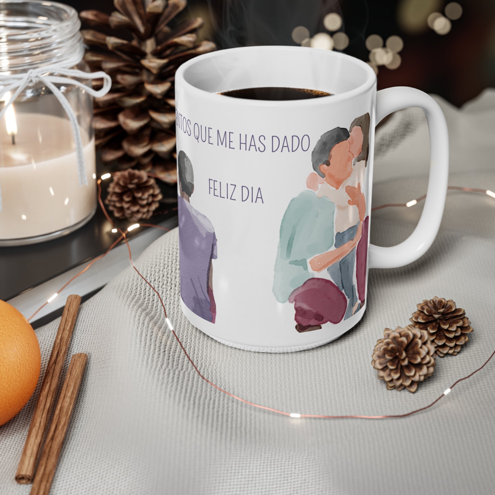 Taza Día del Padre "Por Todos los Momentos que Me Has Dado" (11oz/15oz)