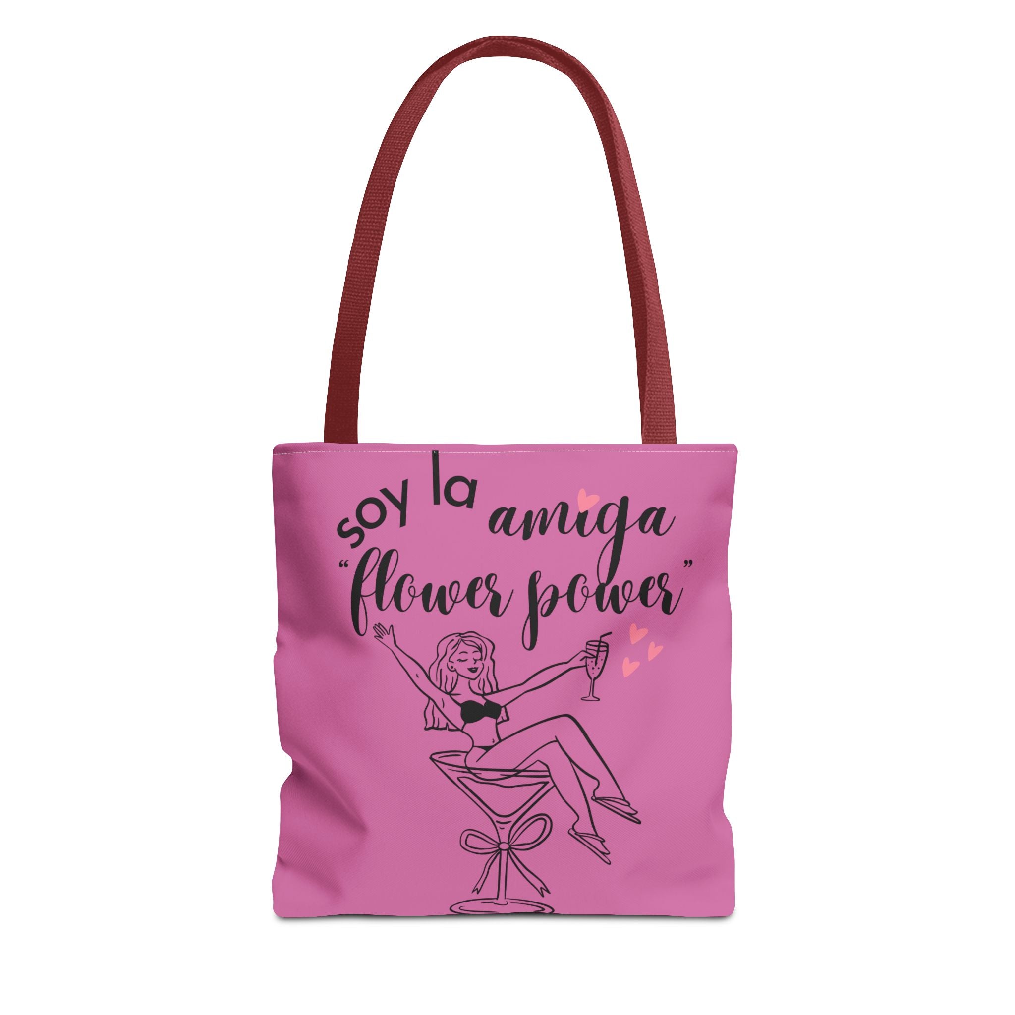 Tote Bag — 'Soy la amiga Flower Power' Bachelorette Bridal Party Tote