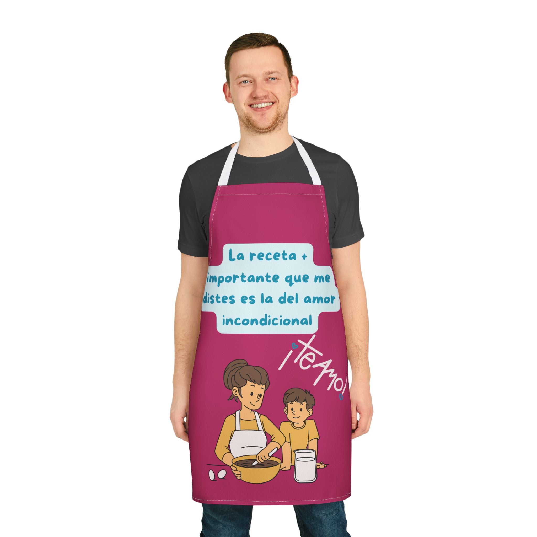 Apron — "La receta más importante" Spanish Love Cooking Apron