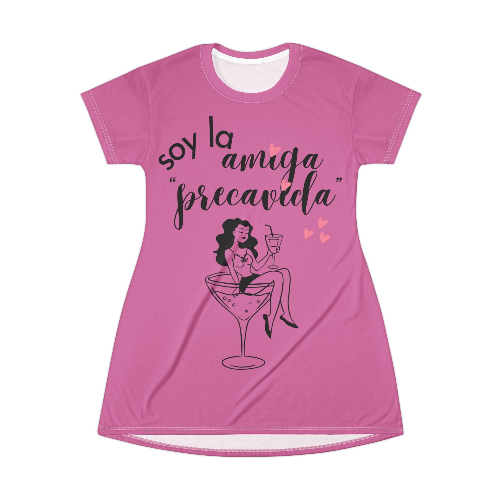 Vestido Camiseta — "Soy la Amiga Precavida" Despedida de Soltera