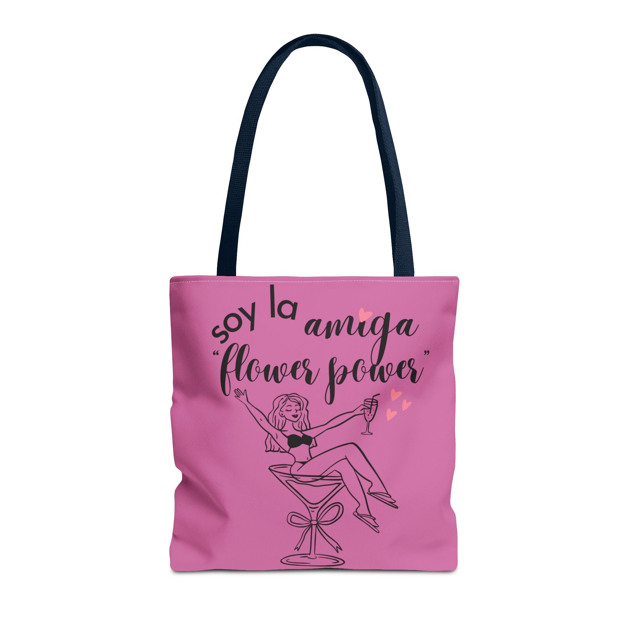 Tote Bag — 'Soy la amiga Flower Power' Bachelorette Bridal Party Tote