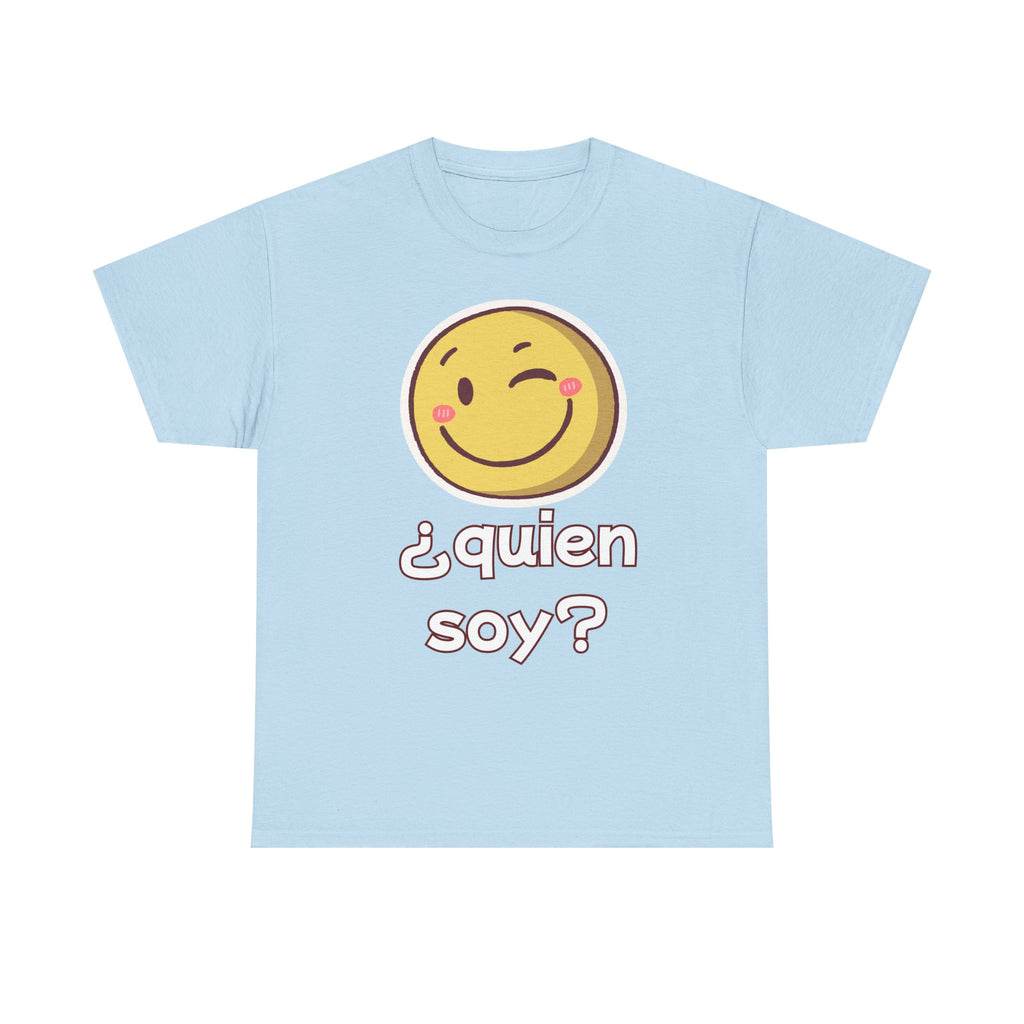 T-Shirt — "¿Quién soy? / la hermana fiel" Smiley Spanish Graphic Tee