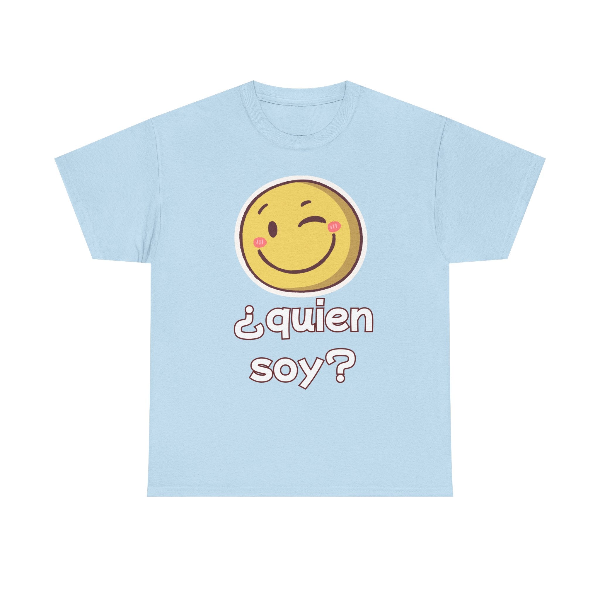 T-Shirt — "¿Quién soy? / la hermana fiel" Smiley Spanish Graphic Tee