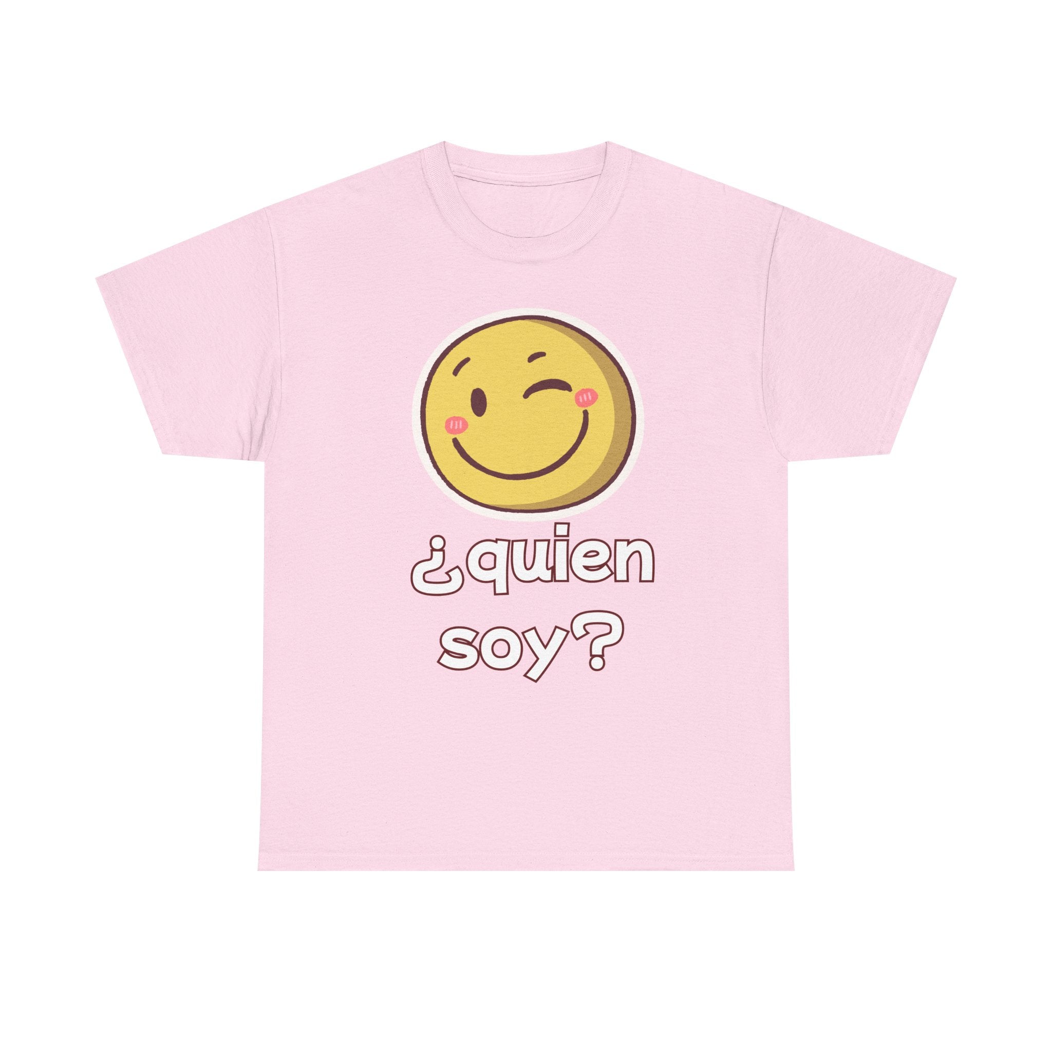 Graphic Tee — "¿Quién soy? / La madre feliz" Smiley & Retro Mom