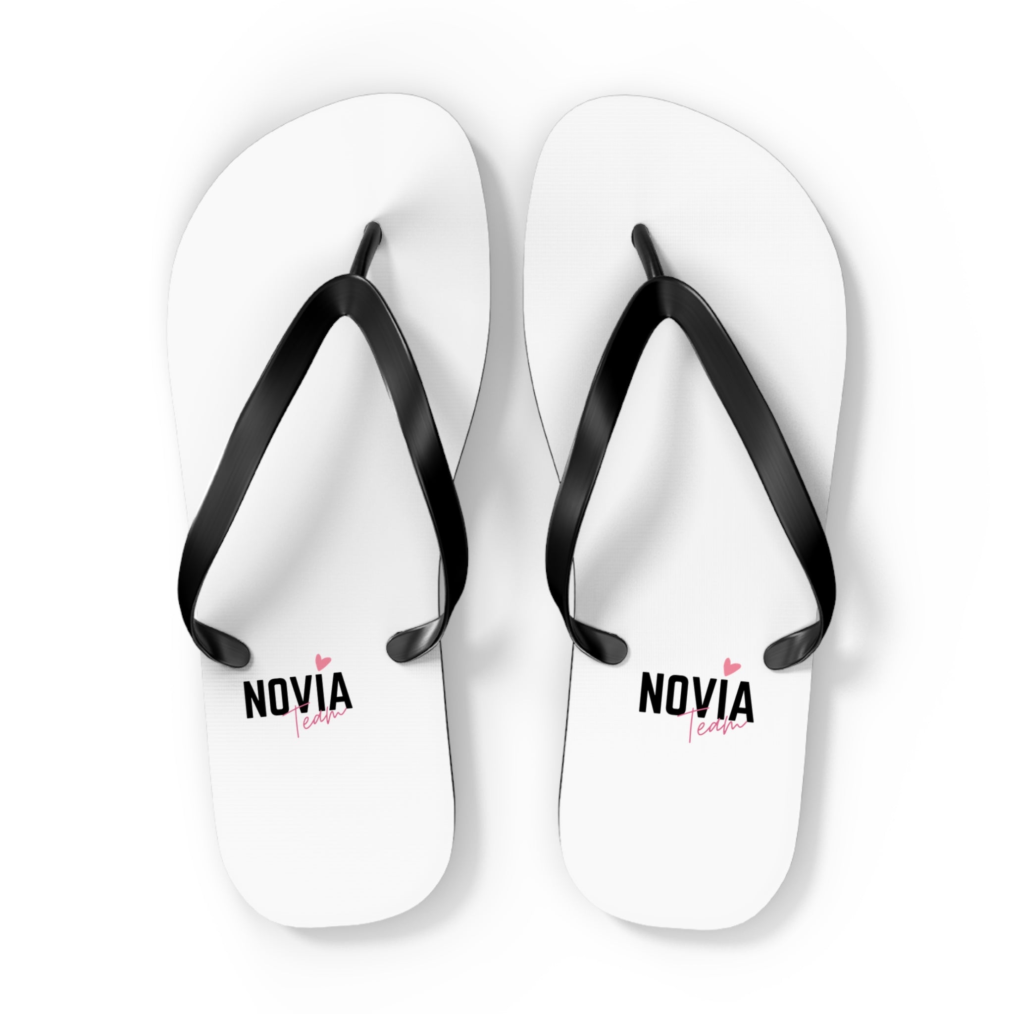 Chanclas NOVIA Team — Sandalias de Playa con Corazón Rosa