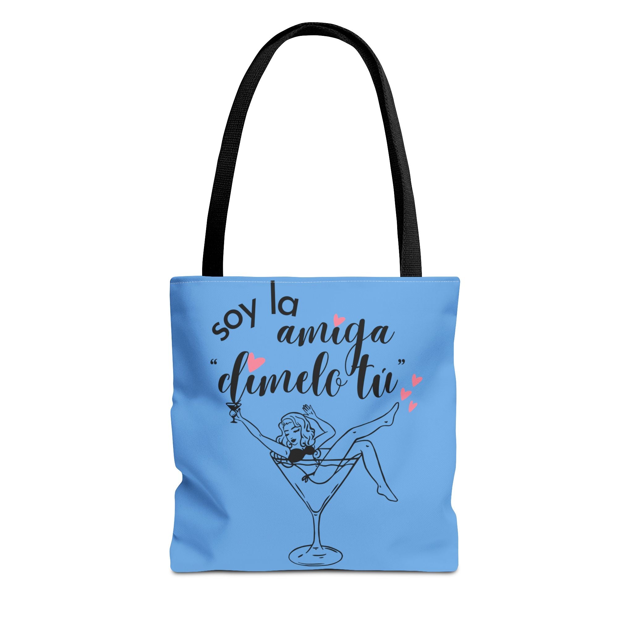 Bridesmaid Tote Bag - "Soy la amiga, dámelo tú" Bachelorette Party AOP Tote