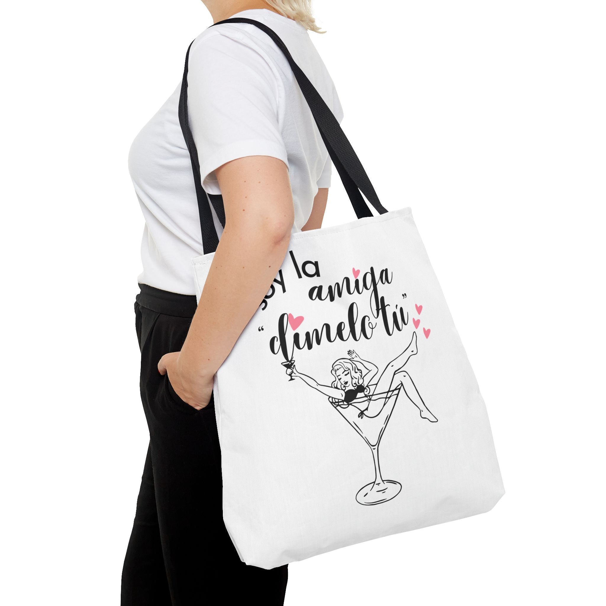 Bolso Tote "Soy la Amiga, Dímelo Tú" — Despedida de Soltera