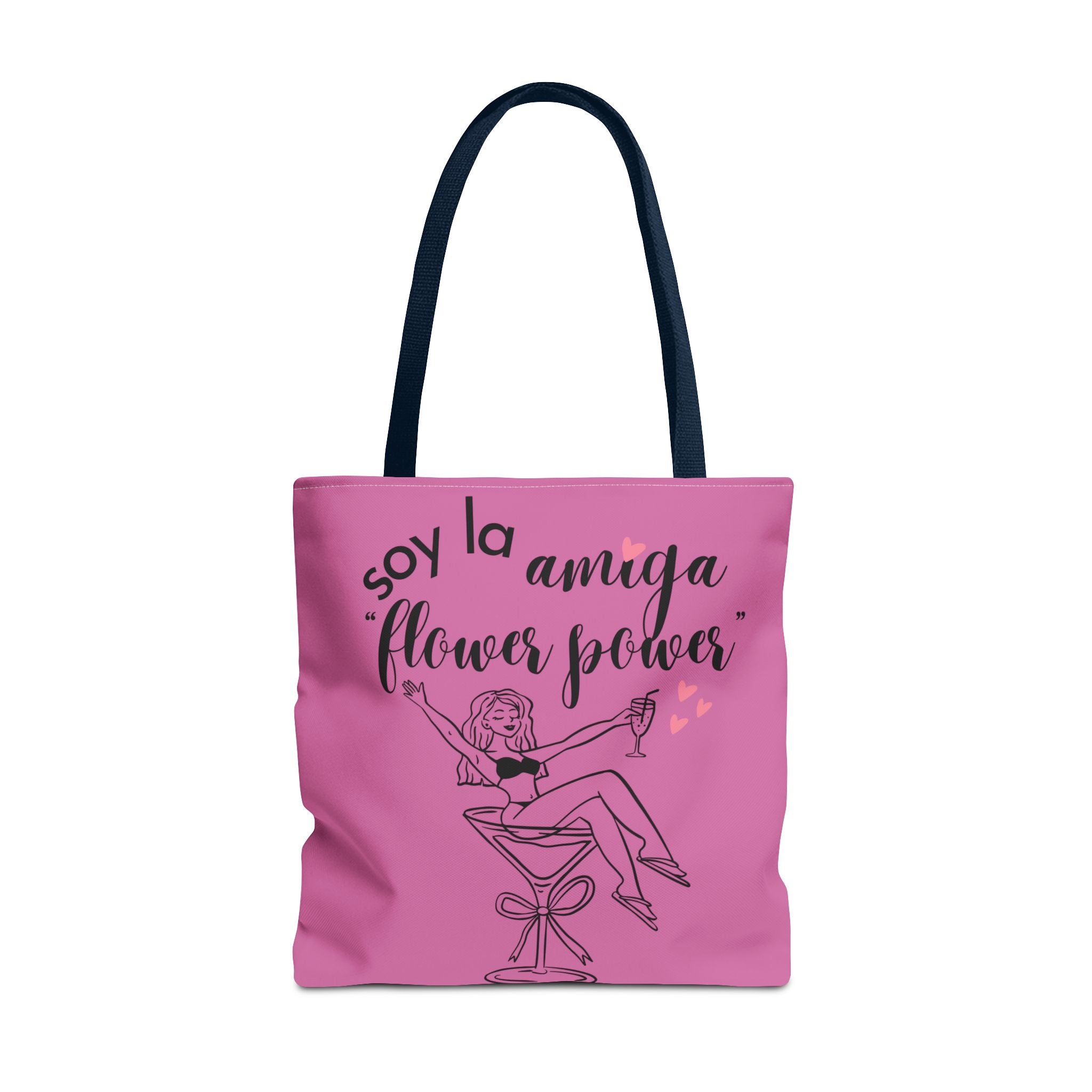 Tote Bag — 'Soy la amiga Flower Power' Bachelorette Bridal Party Tote
