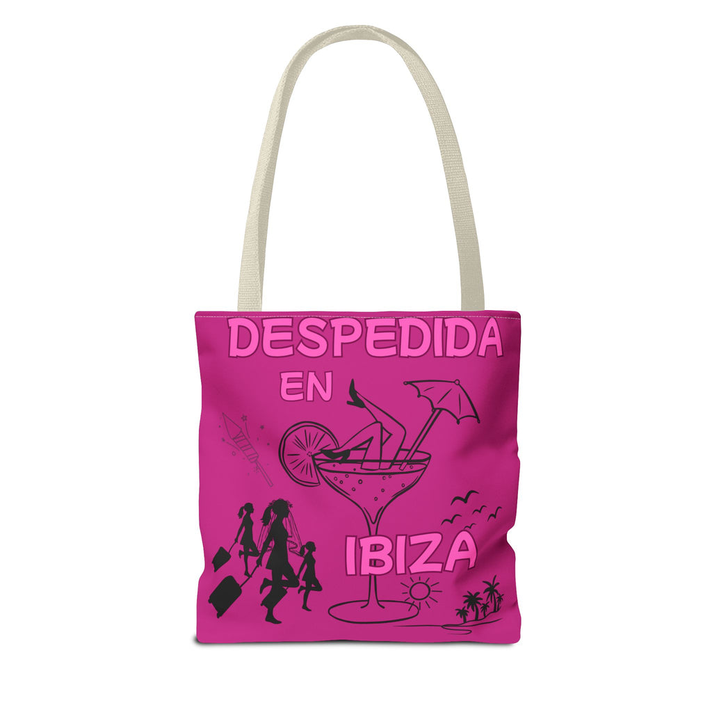 Bolso Tote "Despedida en Ibiza" Rosa — Despedida de Soltera