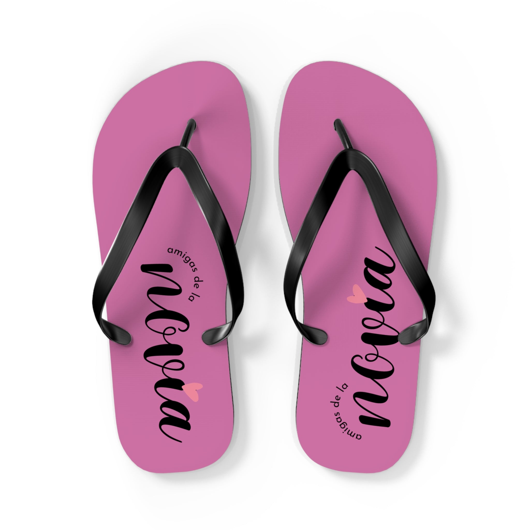 Chanclas Rosas Personalizadas ‘Megan’ — Sandalias de Playa con Nombre