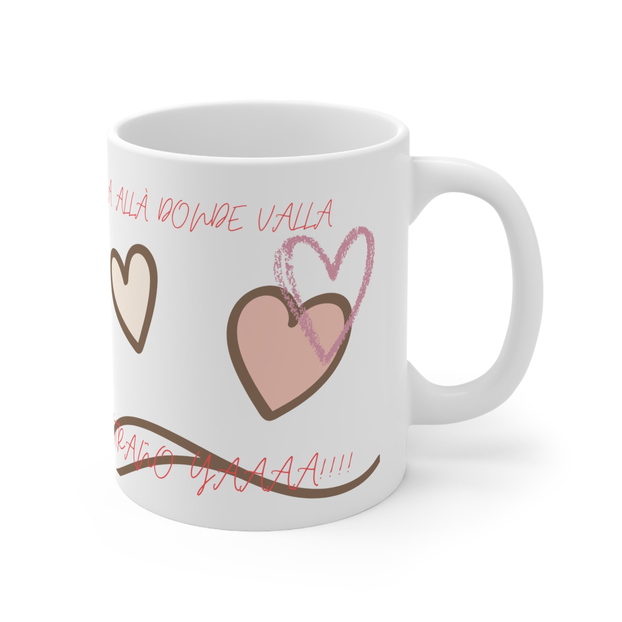 Coffee Mug — Spanish "A la princesa de la casa" Heart Design (11oz)