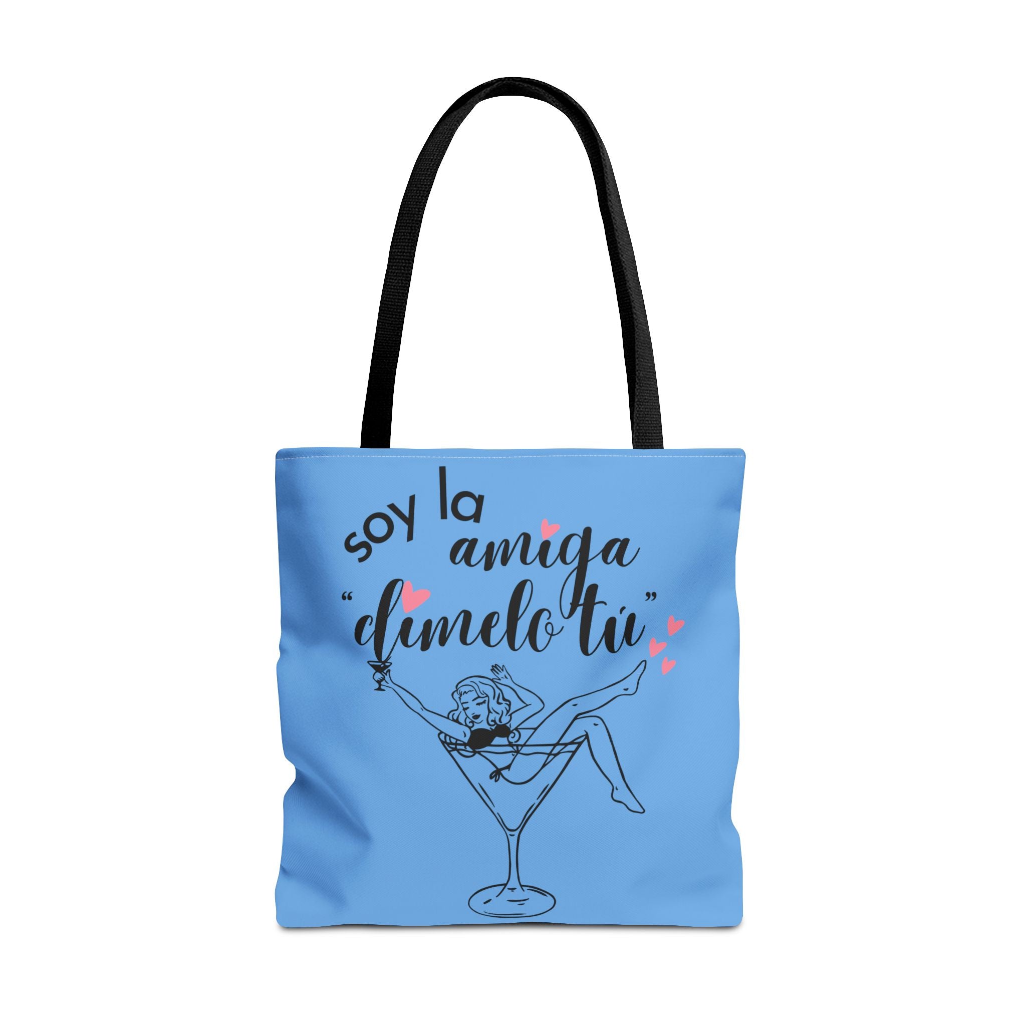 Bridesmaid Tote Bag - "Soy la amiga, dámelo tú" Bachelorette Party AOP Tote