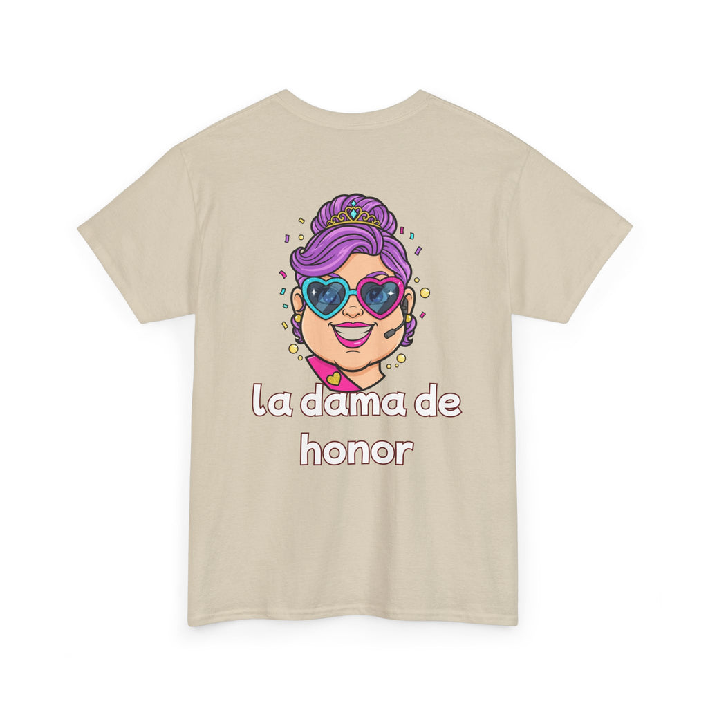 T‑Shirt — ¿Quién soy? / La dama de honor Bridesmaid Graphic Tee