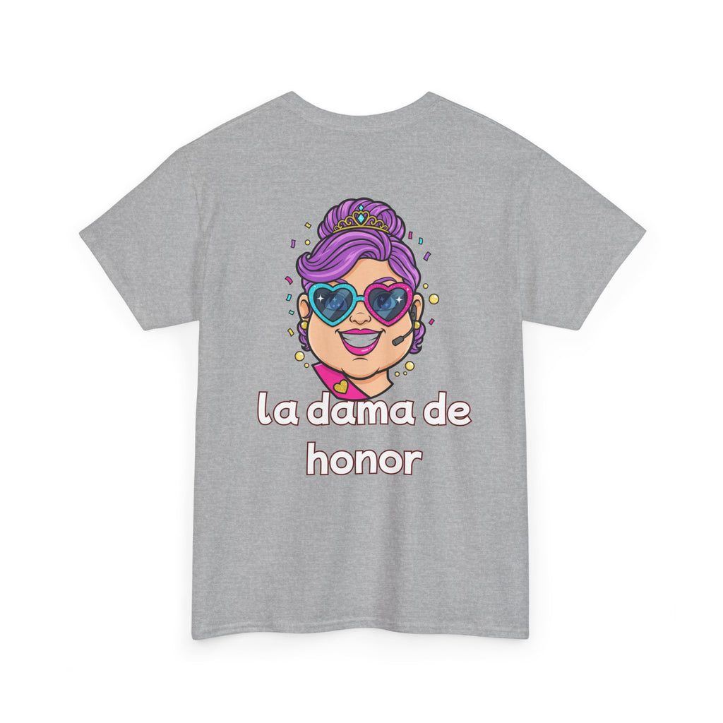 T‑Shirt — ¿Quién soy? / La dama de honor Bridesmaid Graphic Tee
