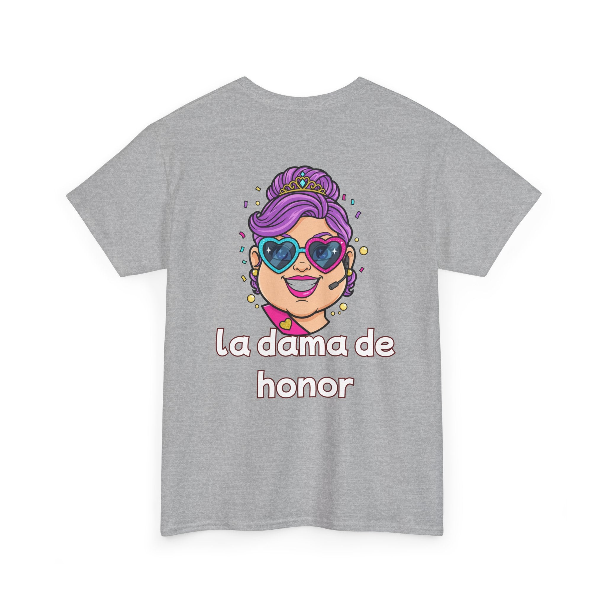 T‑Shirt — ¿Quién soy? / La dama de honor Bridesmaid Graphic Tee