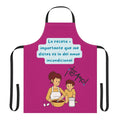 Spanish ‘La receta importante’ Baking Apron — Te Amo Mom & Child Kitchen Gift