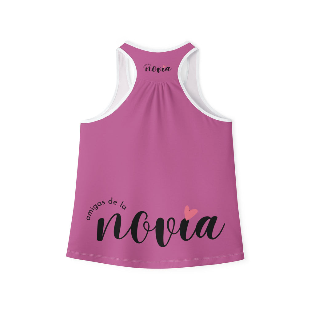 Camiseta de Tirantes — "Soy la Amiga Flower Power" Despedida de Soltera (Amiga de la Novia)