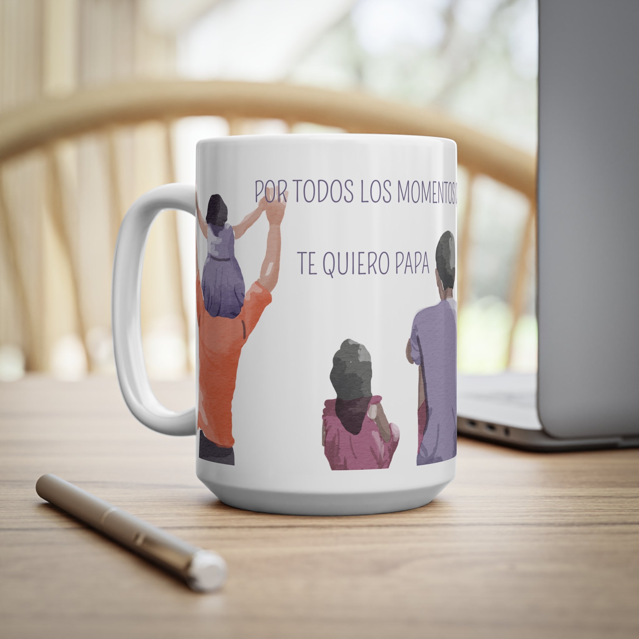Taza Día del Padre "Por Todos los Momentos que Me Has Dado" (11oz/15oz)