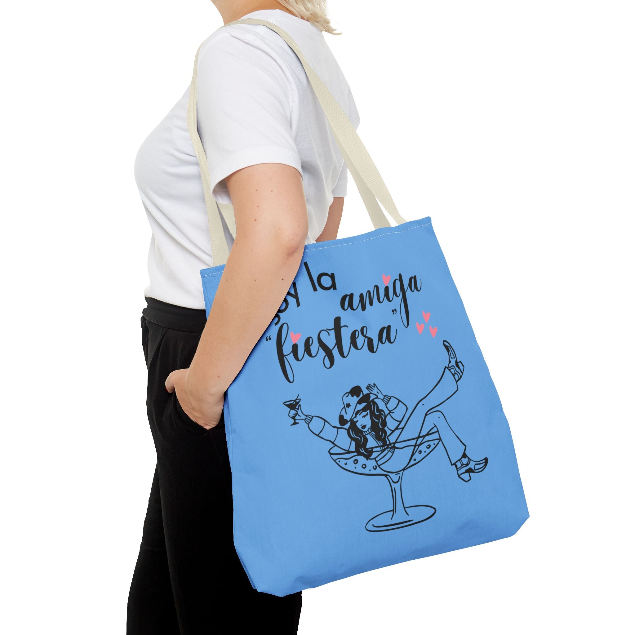 Tote Bag — “Soy la amiga fiestera” Bachelorette Party Tote / Regalos para la Novia