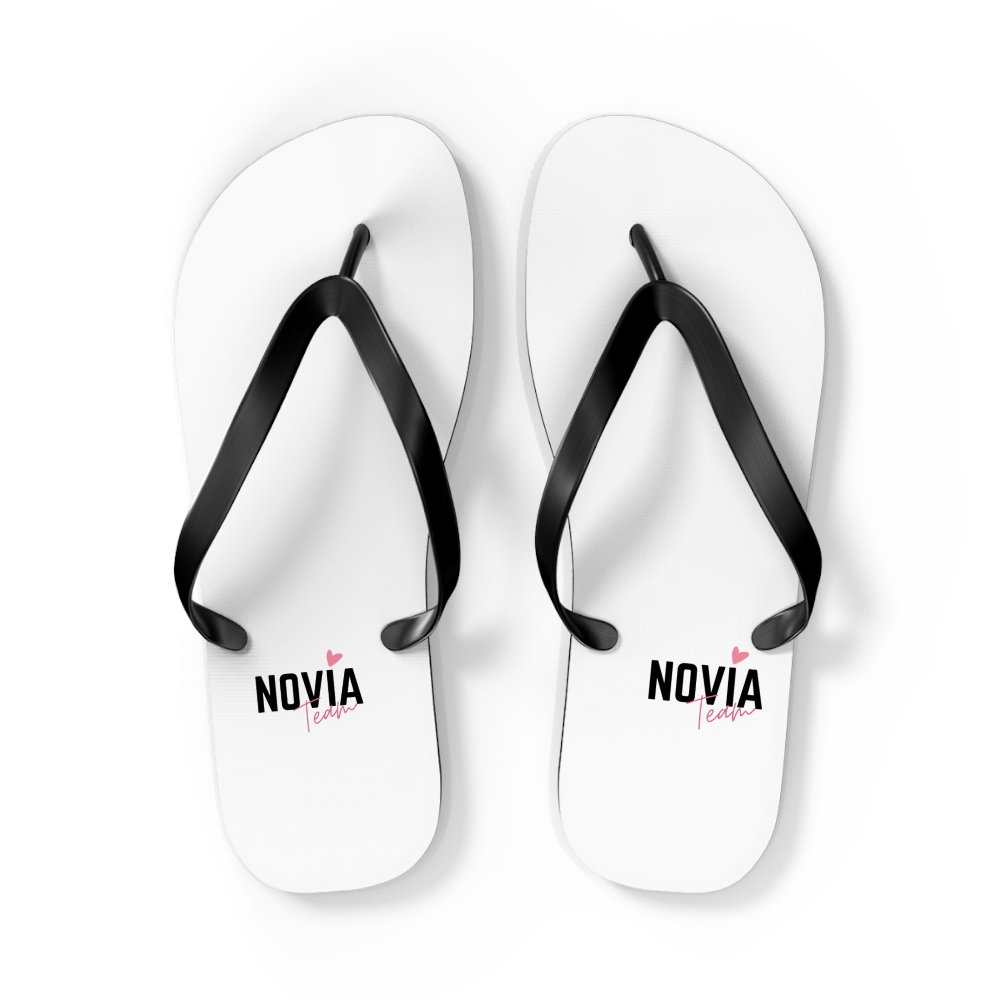 Chanclas NOVIA Team — Sandalias de Playa con Corazón Rosa
