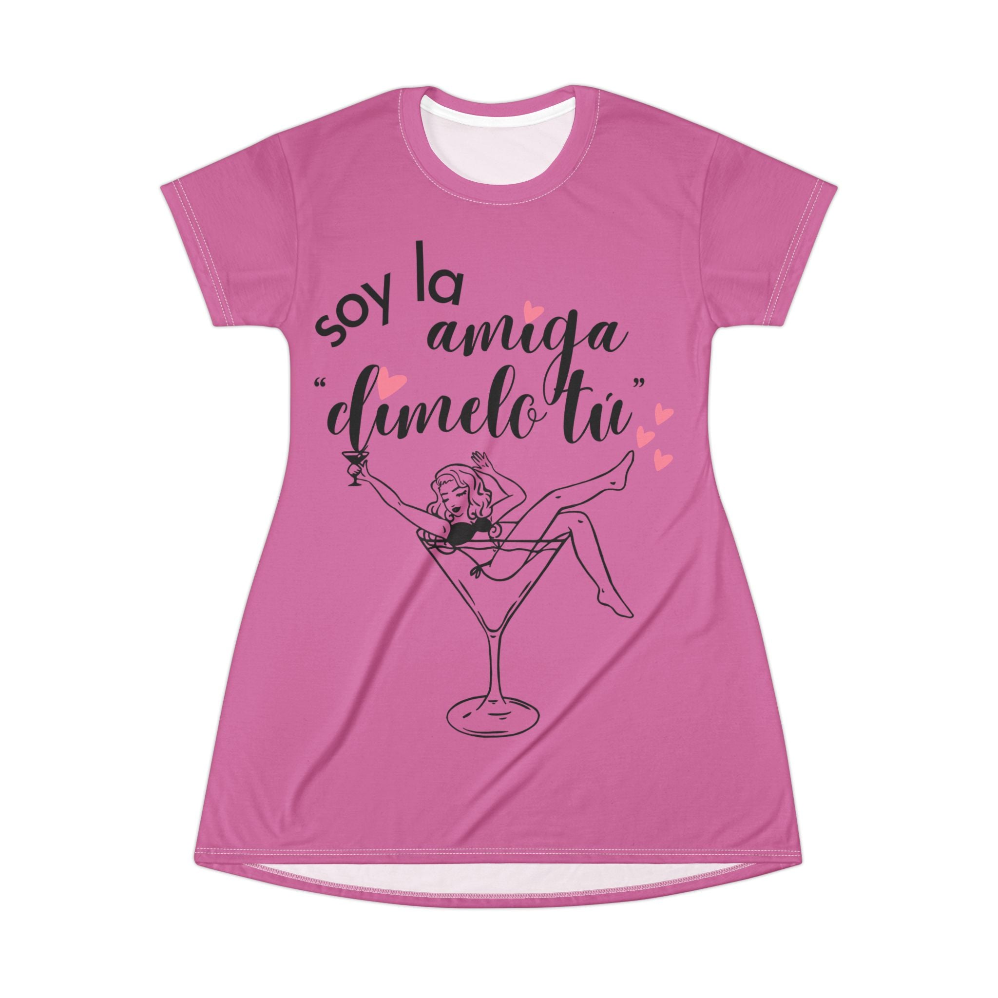 Vestido Camiseta — "Soy la Amiga, Dímelo Tú" Despedida de Soltera