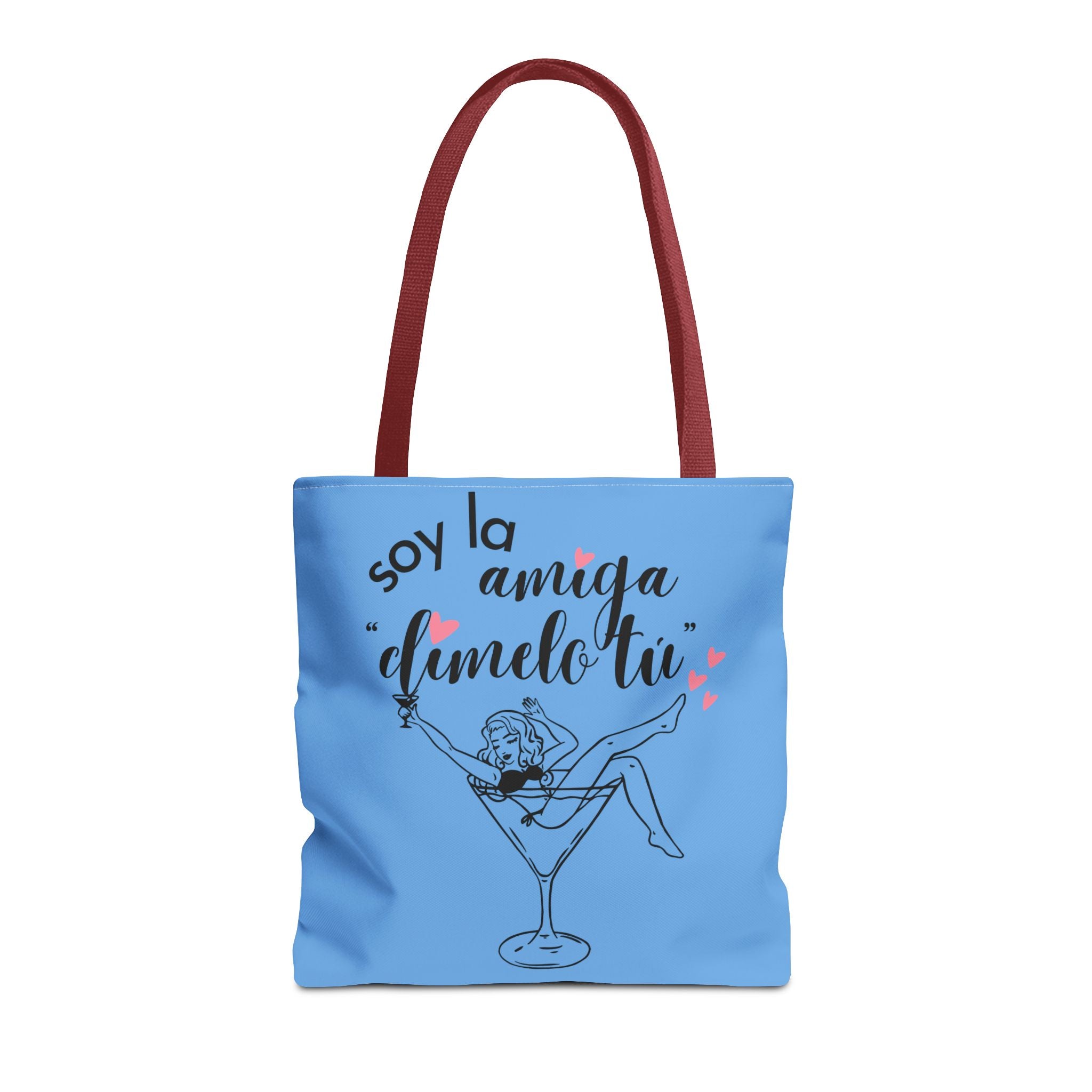 Bridesmaid Tote Bag - "Soy la amiga, dámelo tú" Bachelorette Party AOP Tote