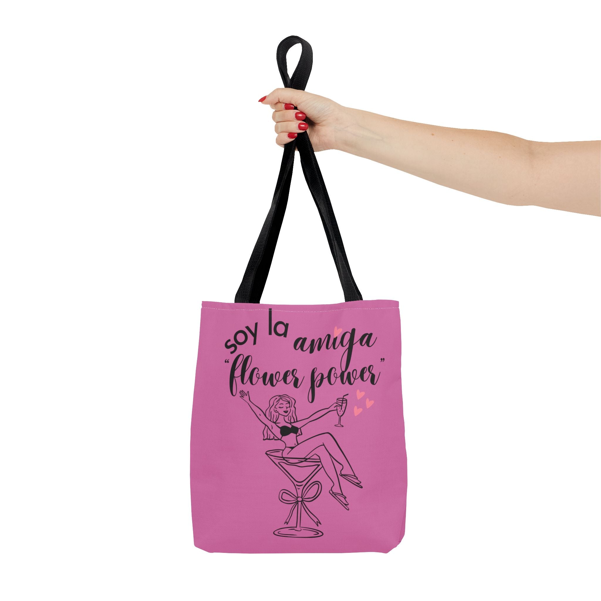 Tote Bag — 'Soy la amiga Flower Power' Bachelorette Bridal Party Tote
