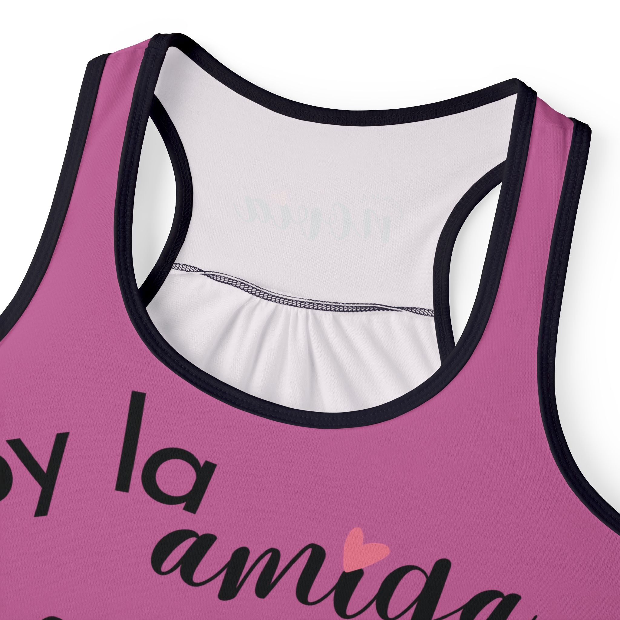 CAMISETA DE TIRANTES ( AMIGAS DE LA NOVIA)Tank Top — "Soy la amiga precavida" Bachelorette Party Pink Tank