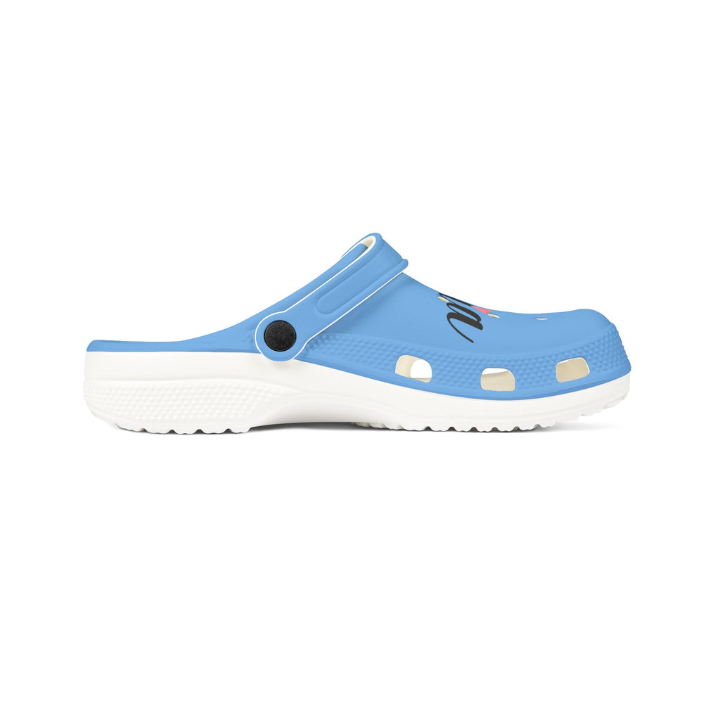 Nova Blue EVA Foam Clogs — Lightweight Waterproof Garden & Beach Shoes